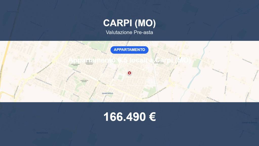 appartamento in vendita a Carpi in zona Quartirolo