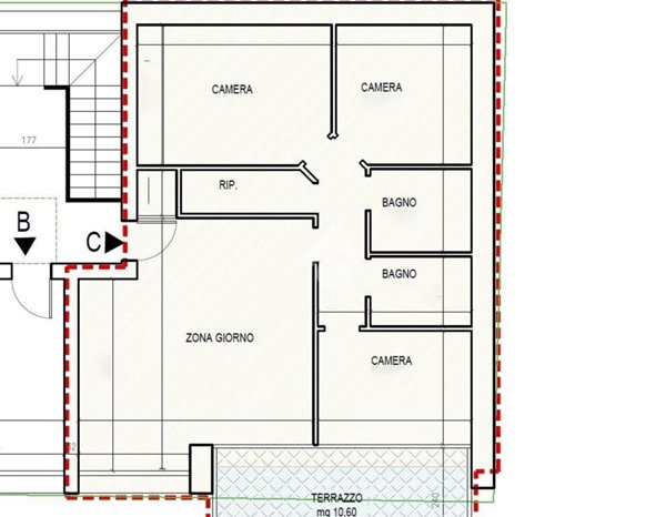 appartamento in vendita a Castelfranco Emilia in zona Panzano