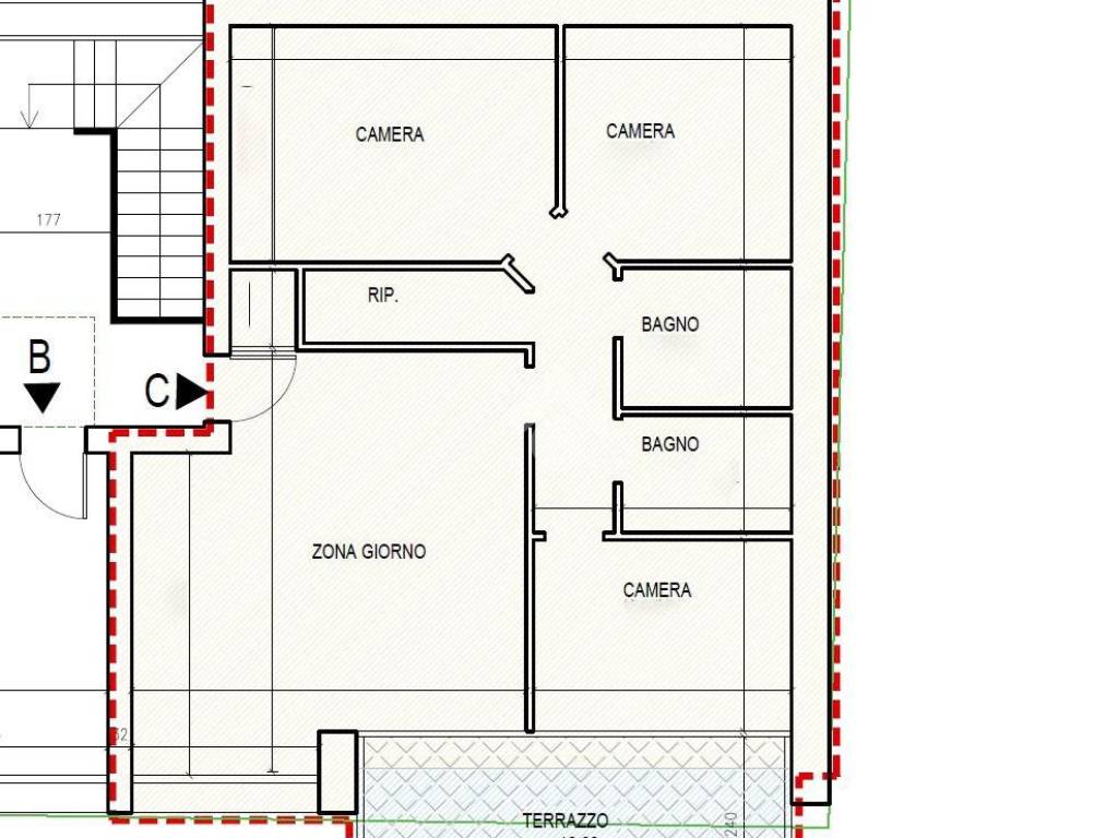 appartamento in vendita a Castelfranco Emilia in zona Panzano