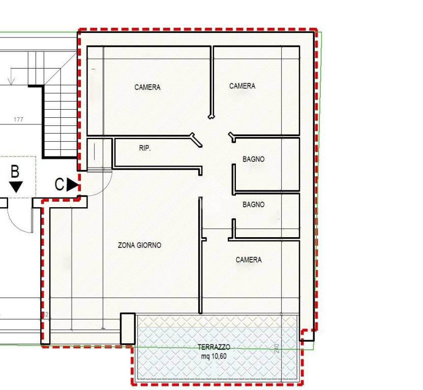 appartamento in vendita a Castelfranco Emilia in zona Panzano