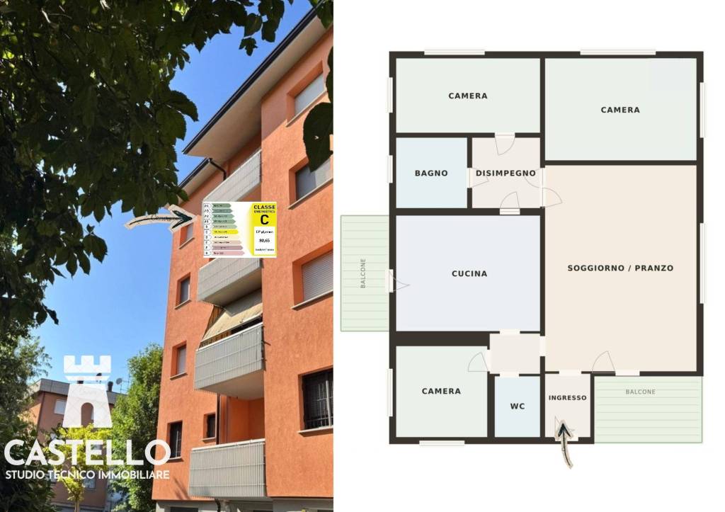 appartamento in vendita a Castelfranco Emilia