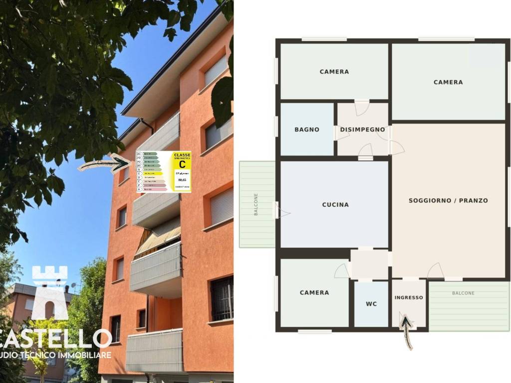 appartamento in vendita a Castelfranco Emilia