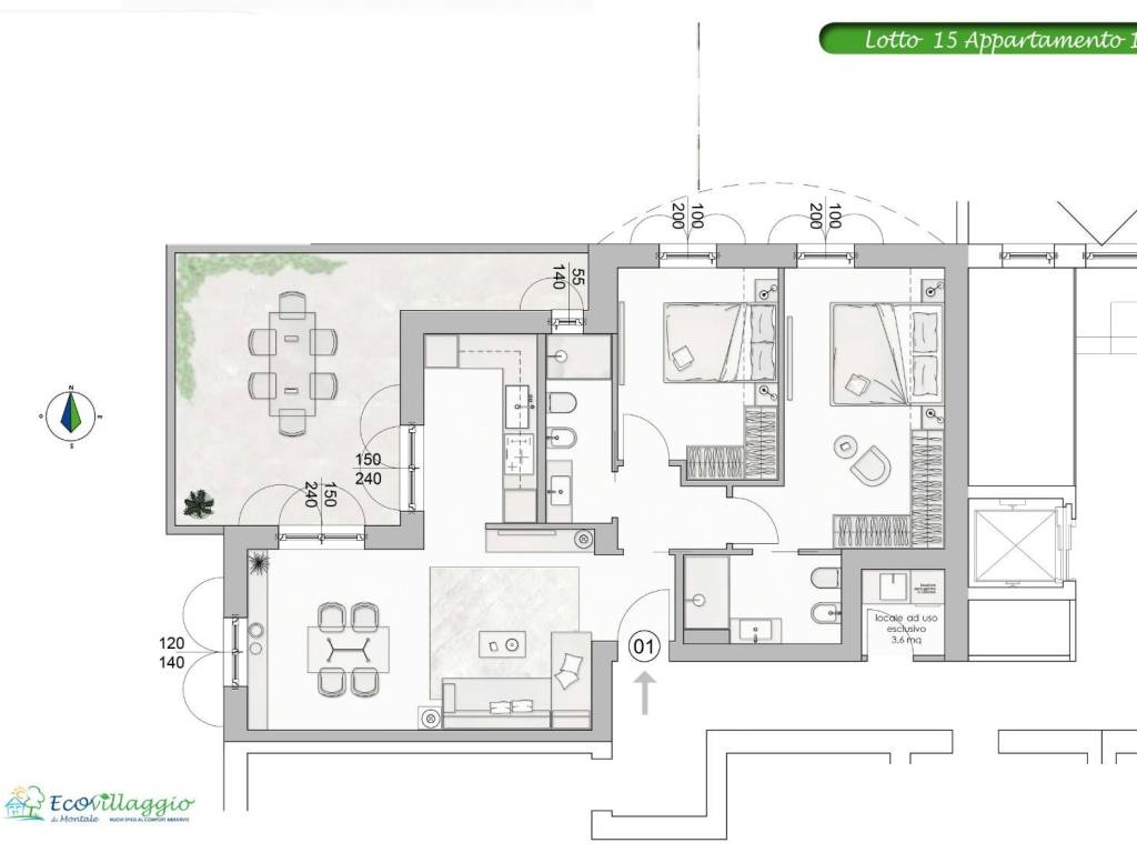 appartamento in vendita a Castelnuovo Rangone