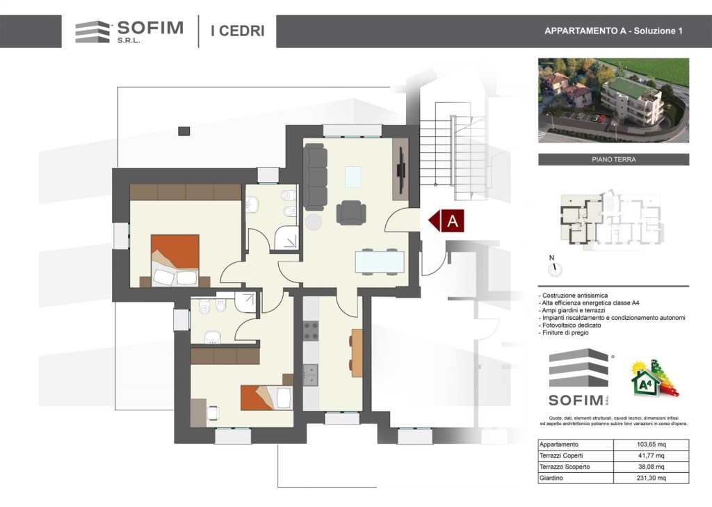 appartamento in vendita a Castelnuovo Rangone