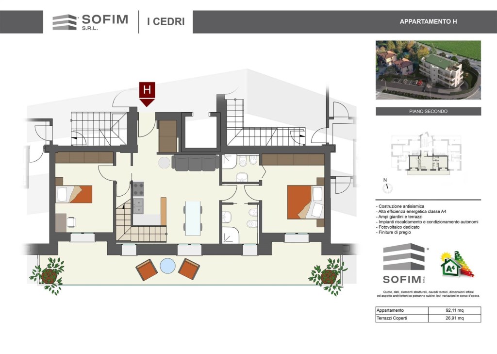 appartamento in vendita a Castelnuovo Rangone