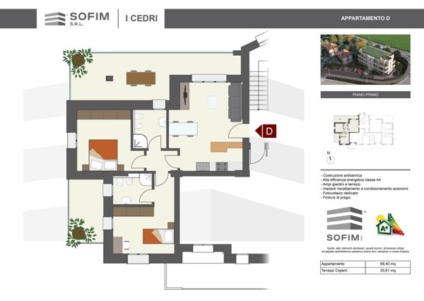appartamento in vendita a Castelnuovo Rangone