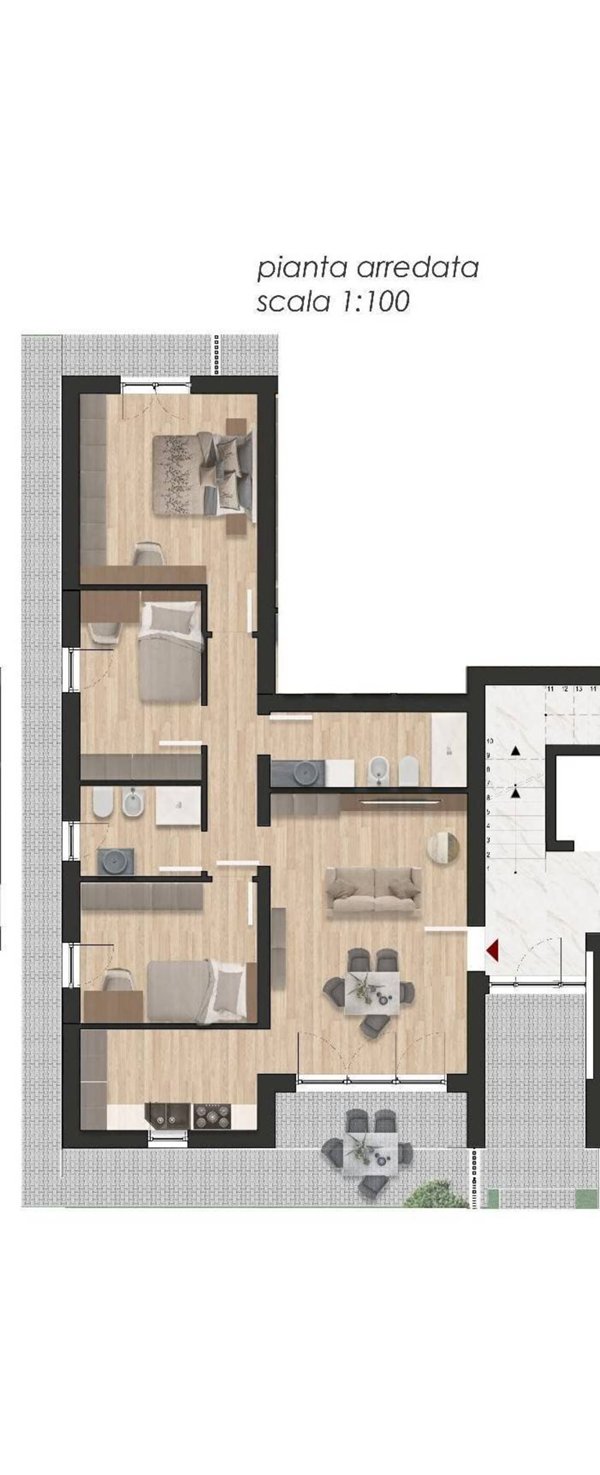 appartamento in vendita a Castelvetro di Modena in zona Solignano Nuovo