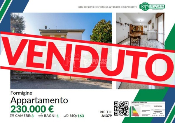 appartamento in vendita a Formigine in zona Corlo