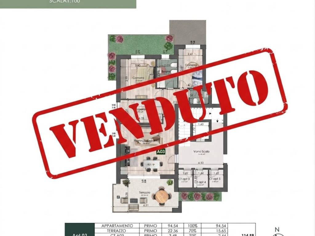 appartamento in vendita a Formigine