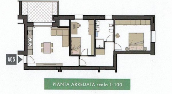 appartamento in vendita a Formigine in zona Magreta