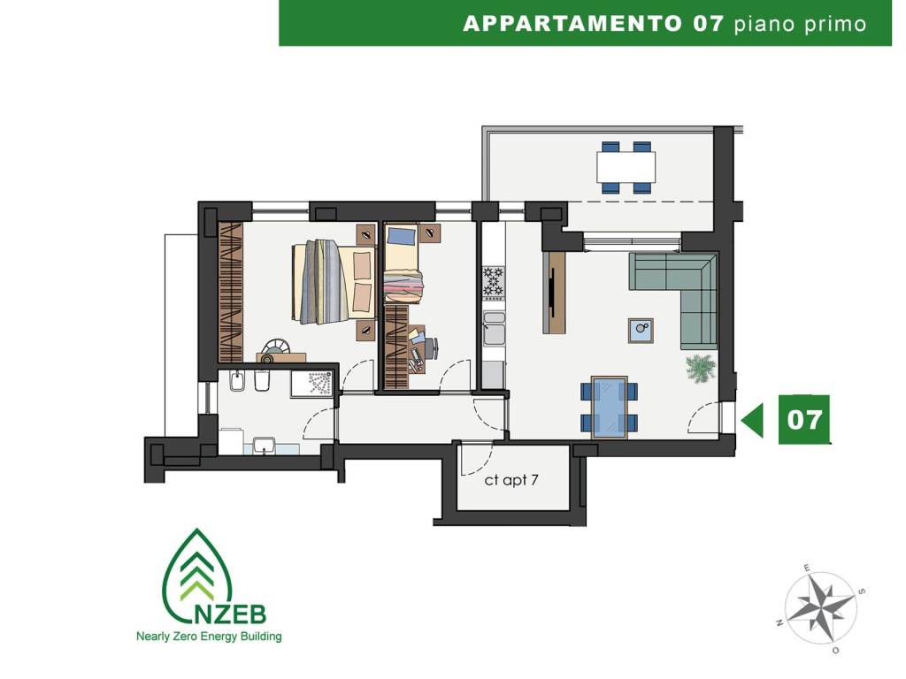 appartamento in vendita a Formigine