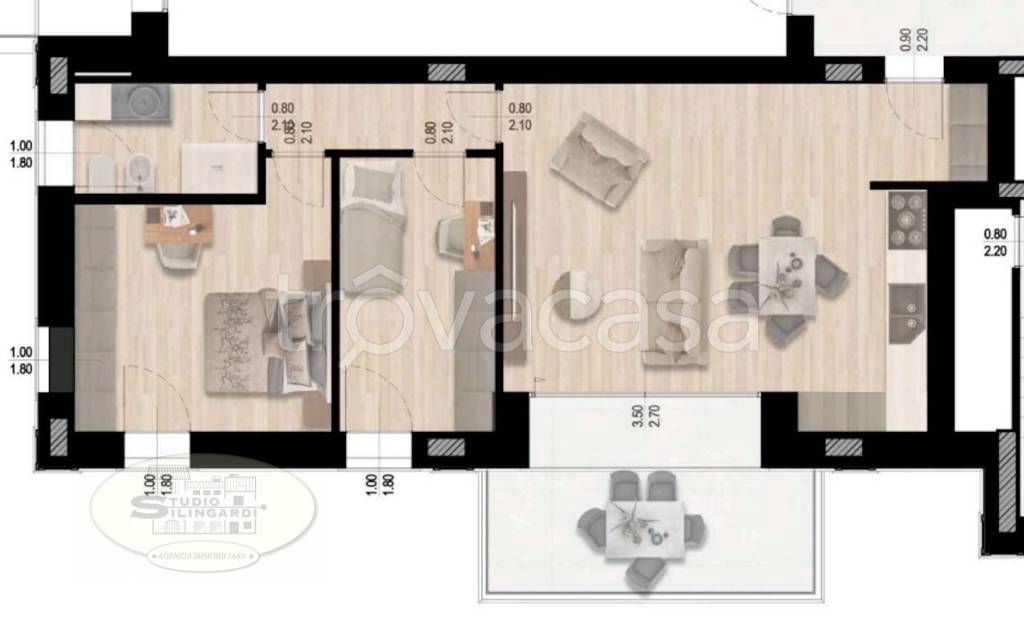 appartamento in vendita a Formigine in zona Casinalbo