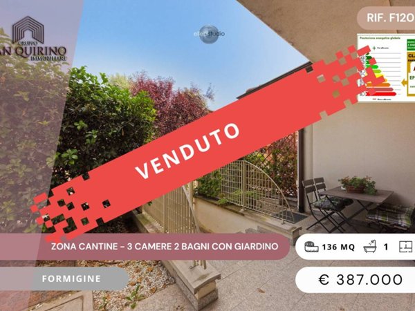 appartamento in vendita a Formigine in zona Ubersetto