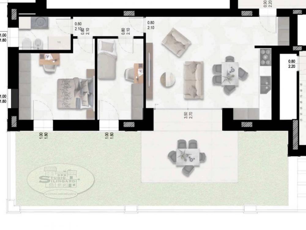 appartamento in vendita a Formigine in zona Casinalbo