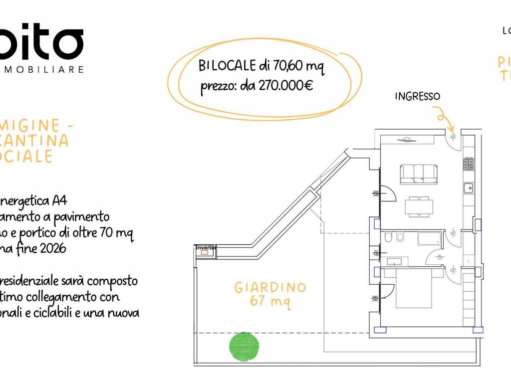 appartamento in vendita a Formigine