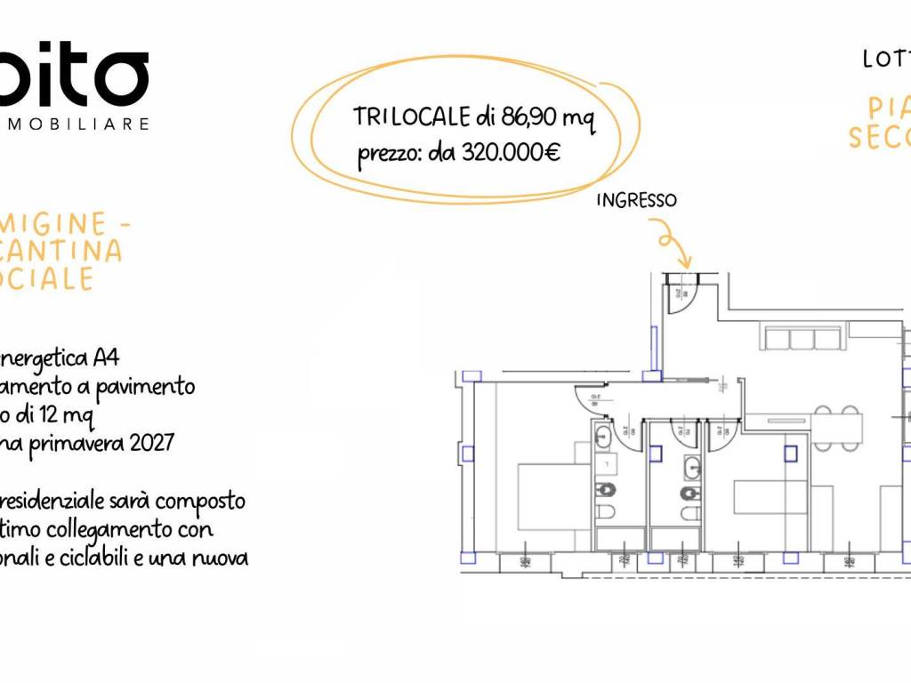 appartamento in vendita a Formigine