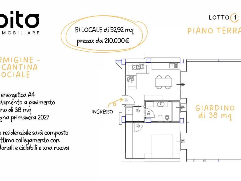 appartamento in vendita a Formigine