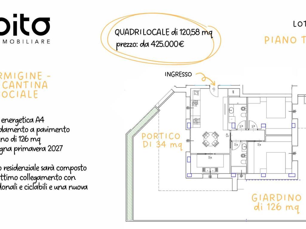 appartamento in vendita a Formigine