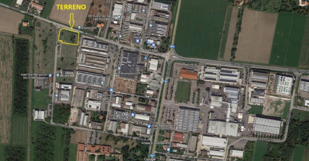 terreno edificabile in vendita a Mirandola
