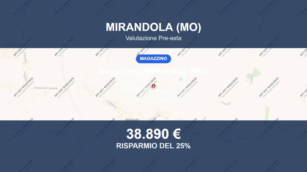 appartamento in vendita a Mirandola