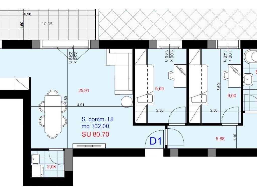 appartamento in vendita a Modena in zona San Lazzaro / Modena Est