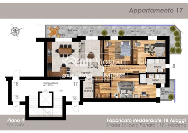 appartamento in vendita a Modena in zona San Faustino