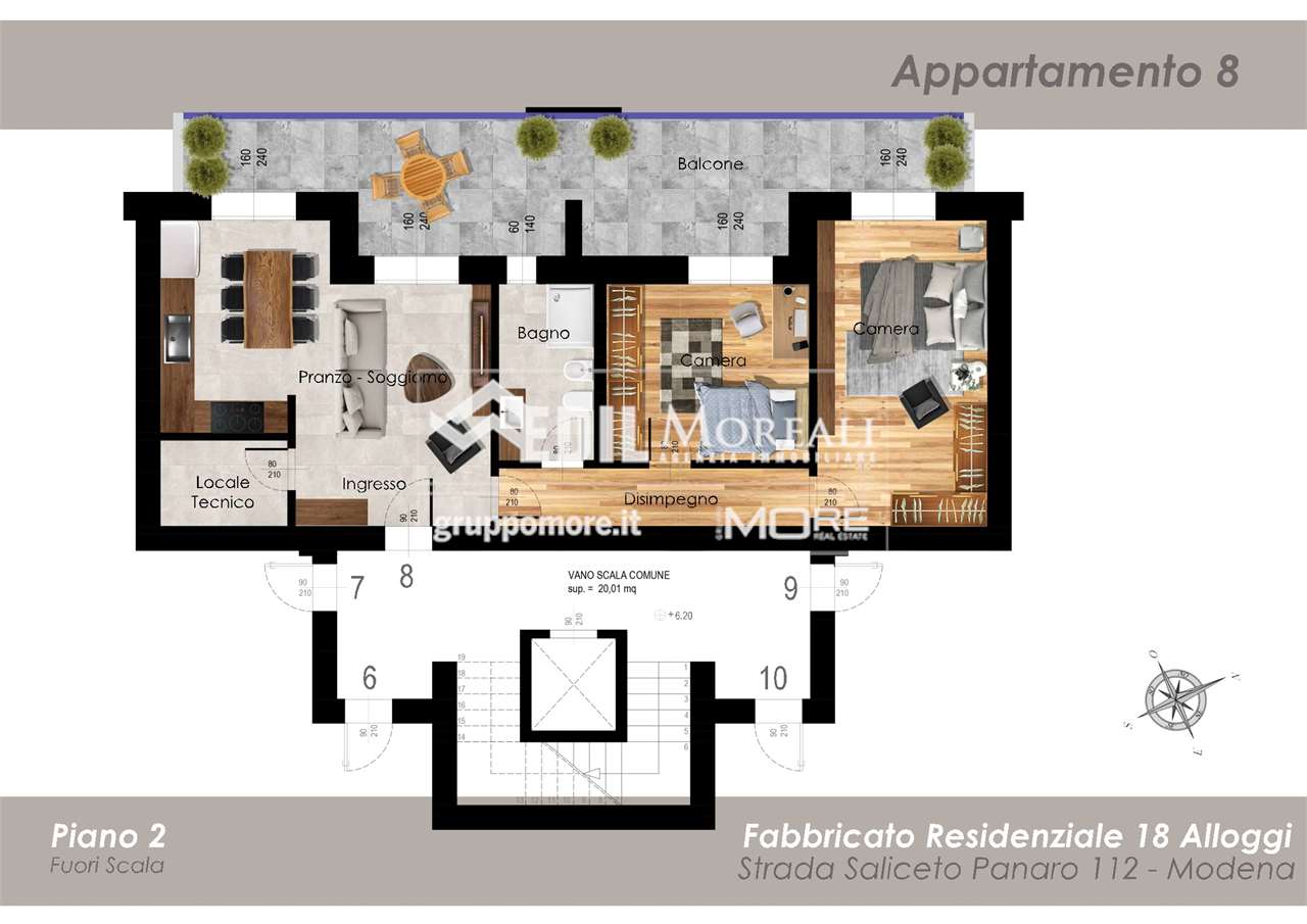appartamento in vendita a Modena in zona San Faustino