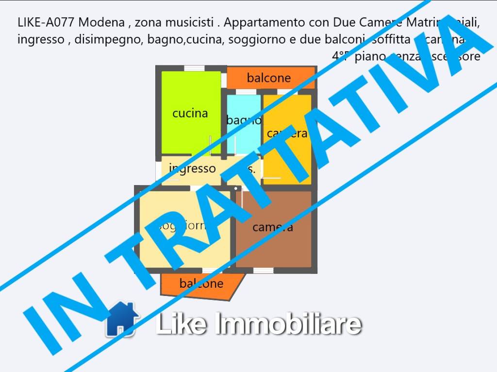 appartamento in vendita a Modena in zona San Faustino