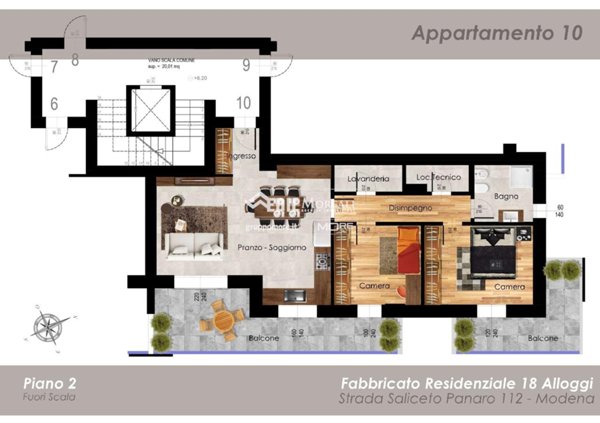 appartamento in vendita a Modena in zona San Lazzaro / Modena Est
