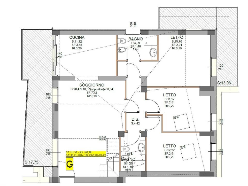 appartamento in vendita a Modena in zona Buon Pastore