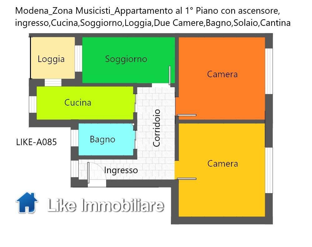 appartamento in vendita a Modena in zona San Faustino