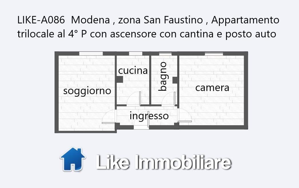 appartamento in vendita a Modena in zona San Faustino
