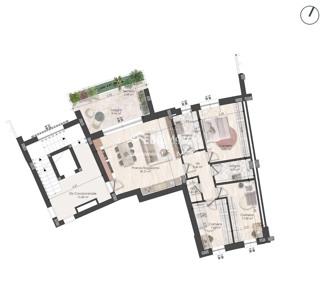 appartamento in vendita a Modena