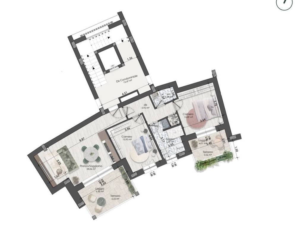 appartamento in vendita a Modena in zona San Lazzaro / Modena Est