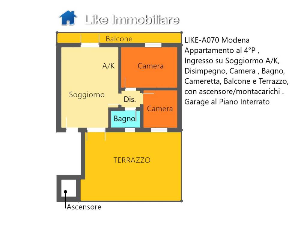 appartamento in vendita a Modena
