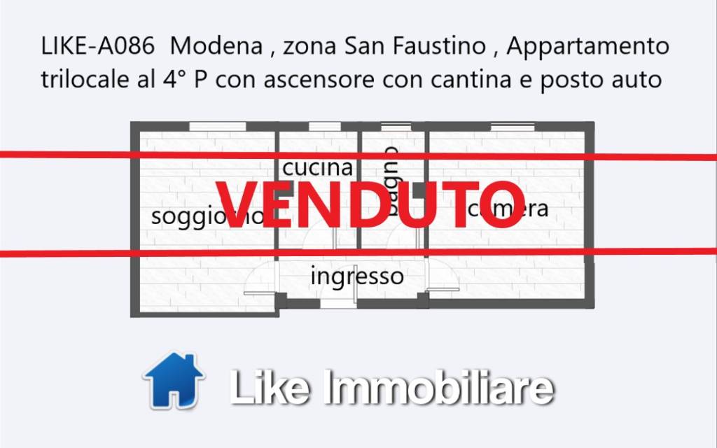 appartamento in vendita a Modena in zona San Faustino