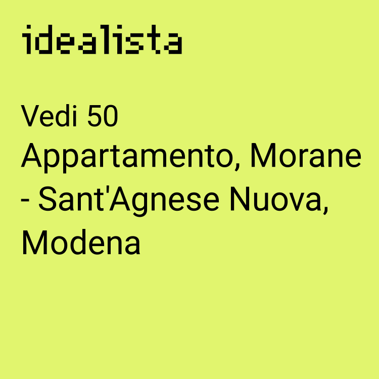 appartamento in vendita a Modena in zona Sant'Agnese