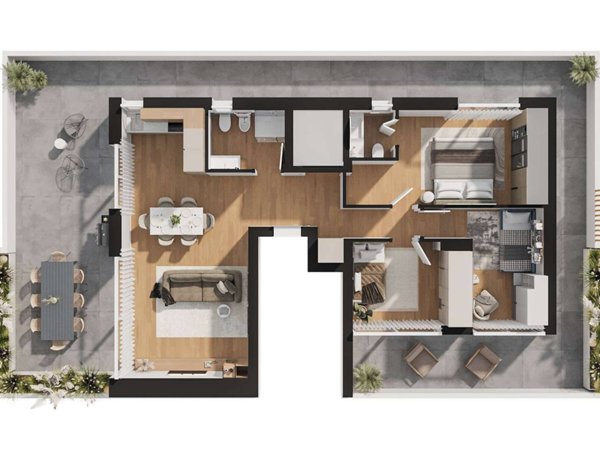 appartamento in vendita a Modena in zona Crocetta