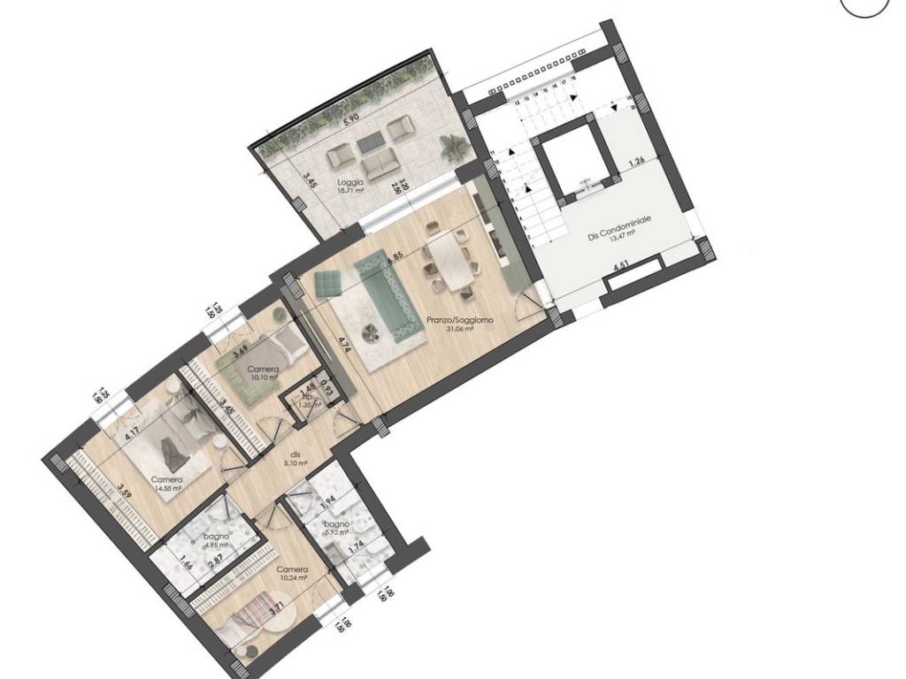appartamento in vendita a Modena