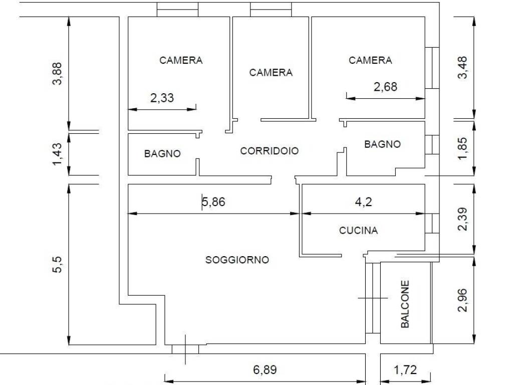 appartamento in vendita a Modena in zona Sant'Agnese