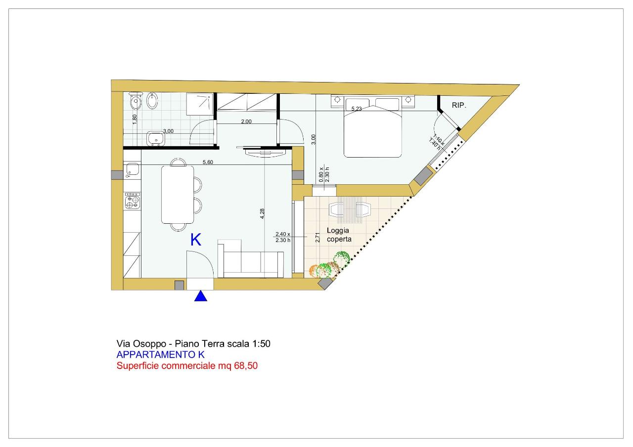 appartamento in vendita a Modena in zona Madonnina / Quattro Ville