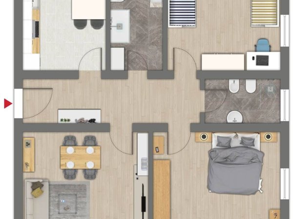 appartamento in vendita a Modena in zona Centro Storico