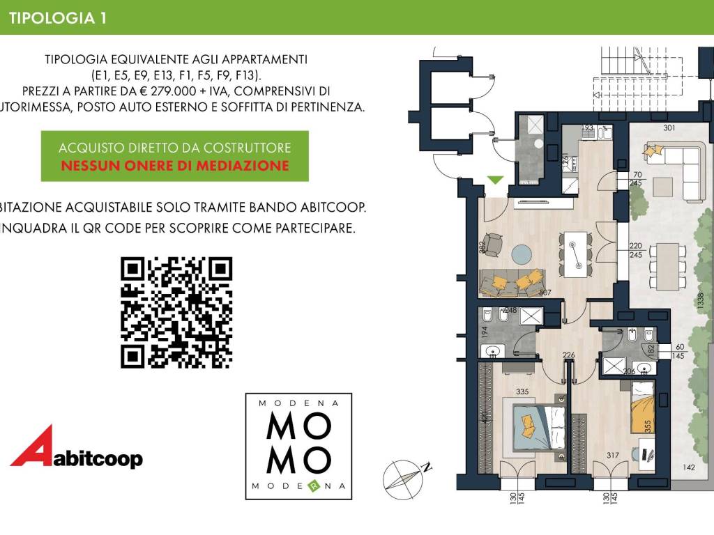 appartamento in vendita a Modena in zona San Lazzaro / Modena Est