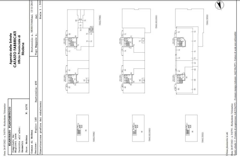 appartamento in vendita a Modena in zona Crocetta