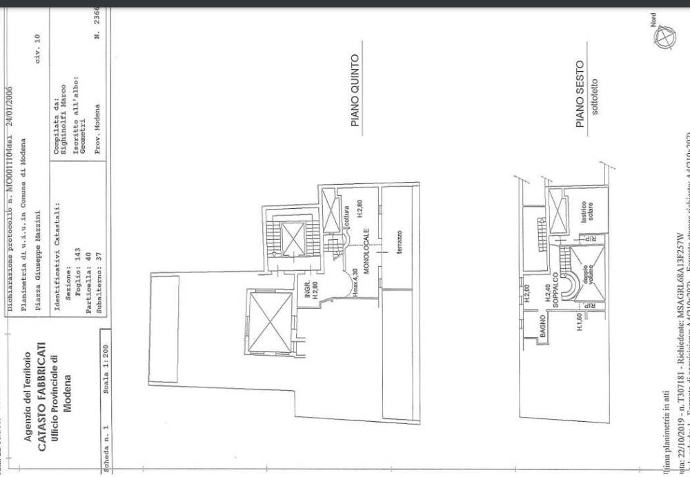 appartamento in vendita a Modena in zona Centro Storico