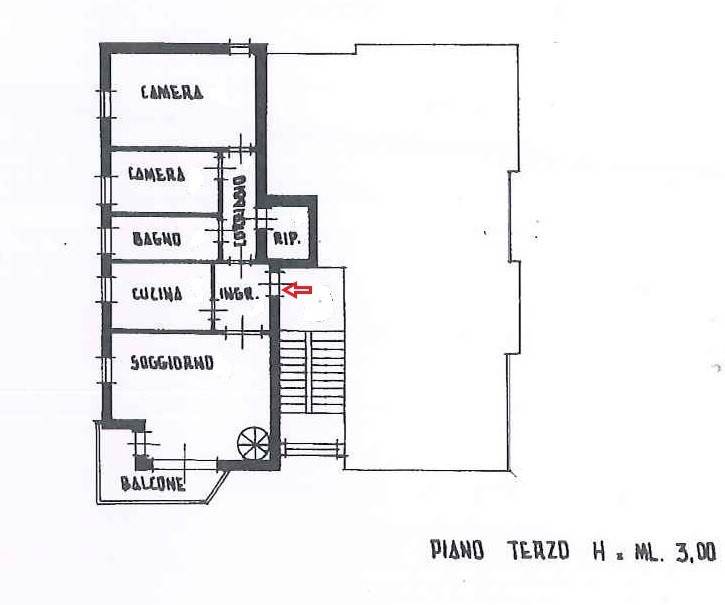 appartamento in vendita a Modena in zona Crocetta