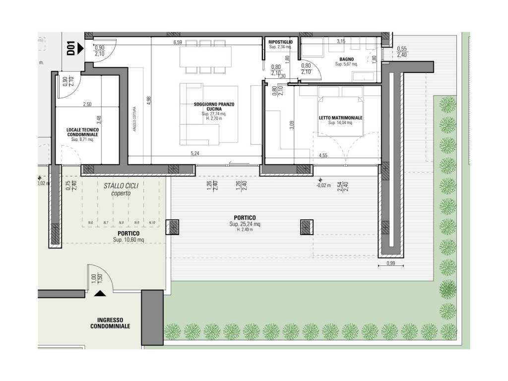 appartamento in vendita a Modena in zona Vaciglio
