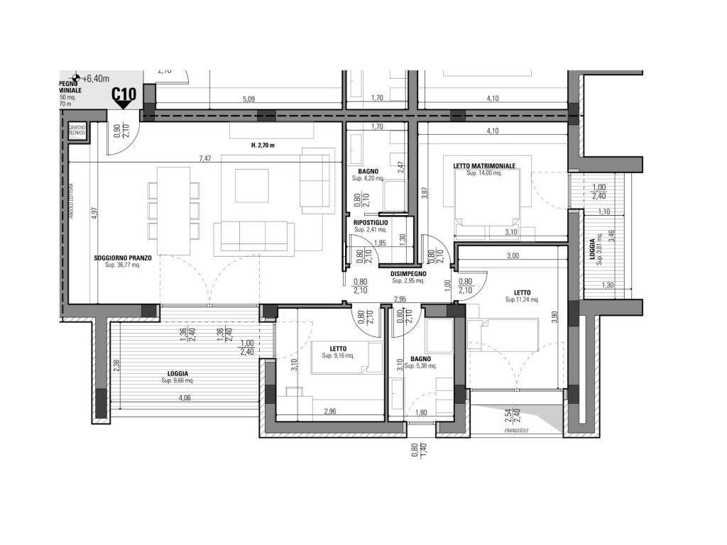 appartamento in vendita a Modena in zona Buon Pastore