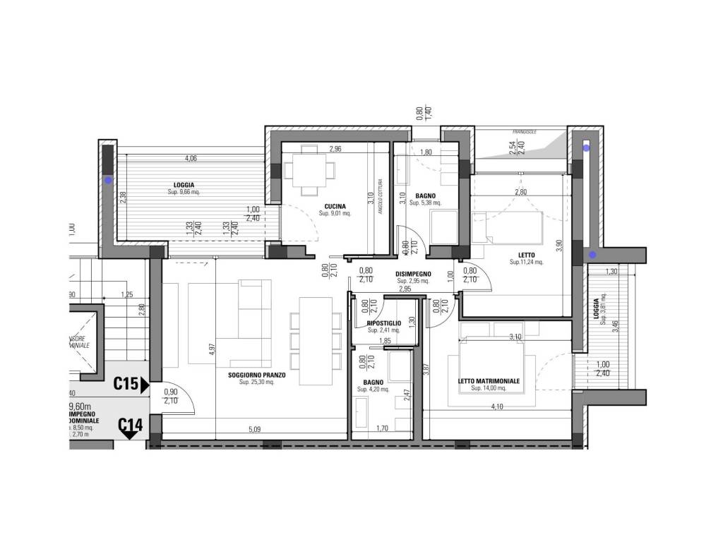 appartamento in vendita a Modena in zona Sant'Agnese