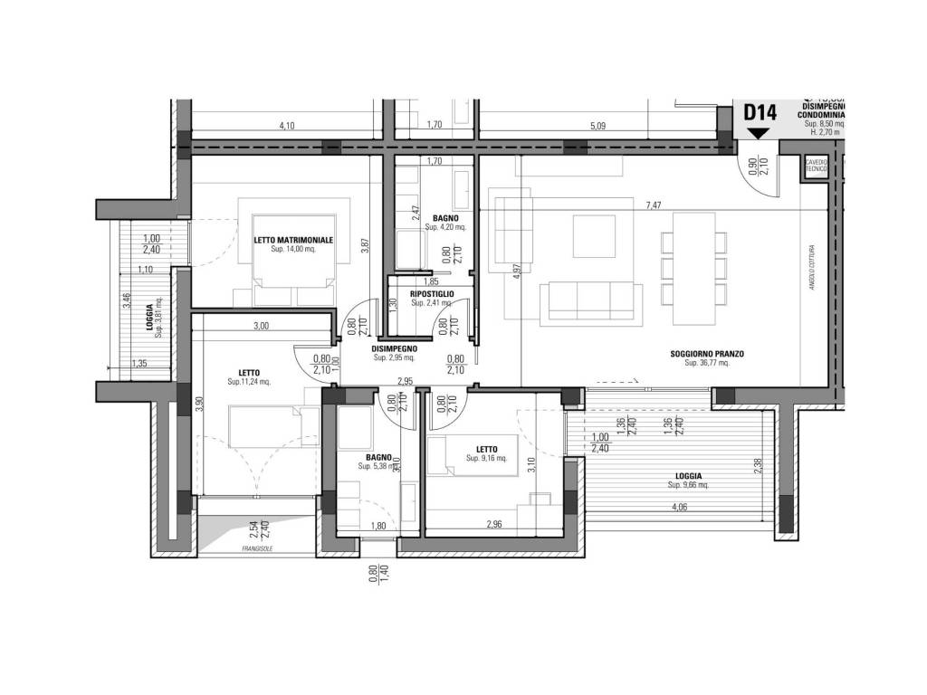 appartamento in vendita a Modena in zona Buon Pastore